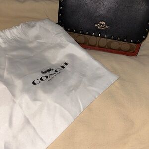 Coach bag practically new with dust bag